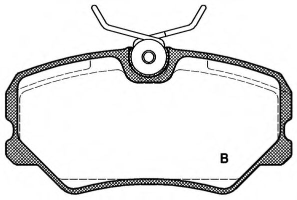 set placute frana,frana disc 2