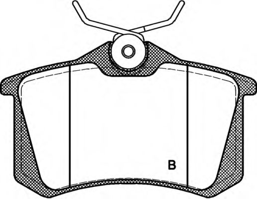 set placute frana,frana disc 2