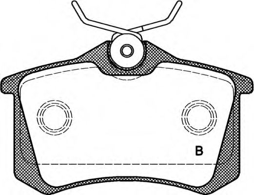 set placute frana,frana disc 2