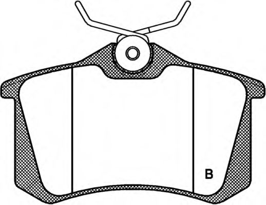 set placute frana,frana disc 2