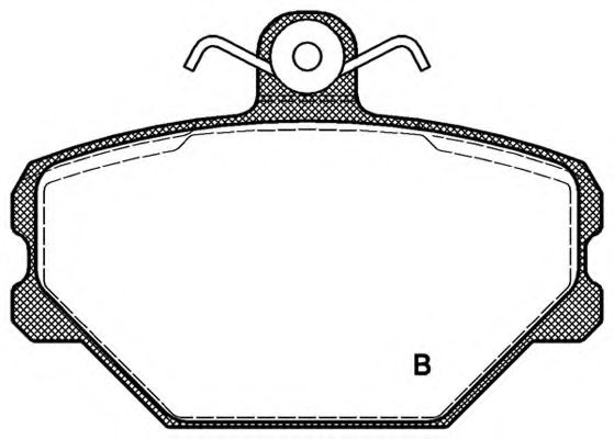 set placute frana,frana disc 2