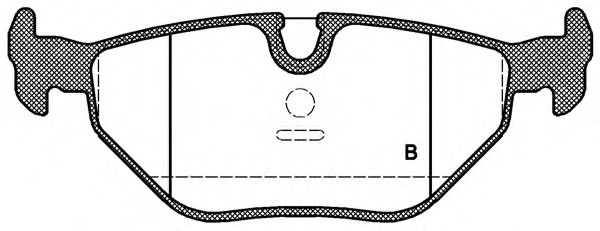 set placute frana,frana disc 2