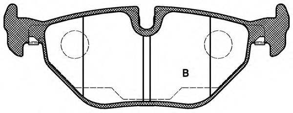 set placute frana,frana disc 2