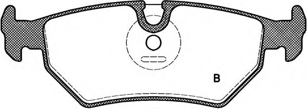 set placute frana,frana disc 2
