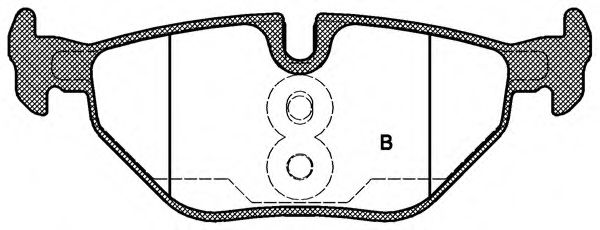 set placute frana,frana disc 2
