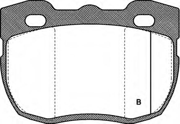 set placute frana,frana disc 2