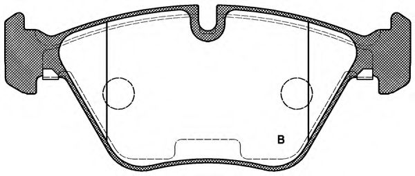 set placute frana,frana disc 2