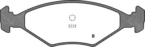 set placute frana,frana disc 2