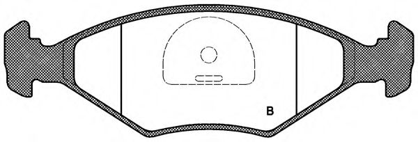 set placute frana,frana disc 2
