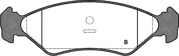 set placute frana,frana disc 2