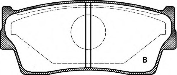 set placute frana,frana disc 2