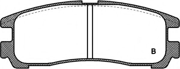 set placute frana,frana disc 2