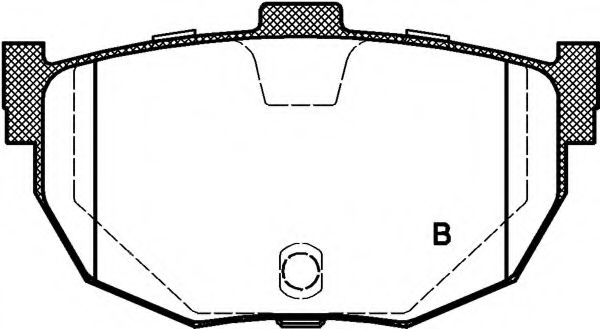 set placute frana,frana disc 2