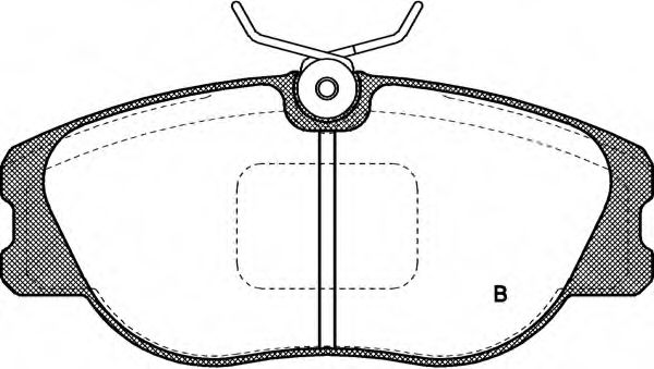 set placute frana,frana disc 2