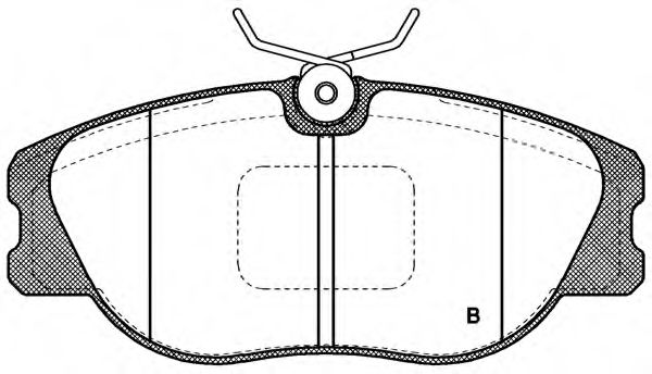 set placute frana,frana disc 2
