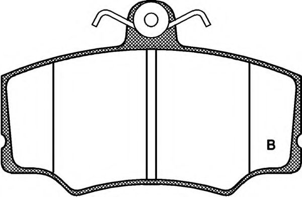 set placute frana,frana disc 2
