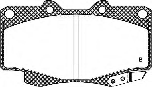 set placute frana,frana disc 2