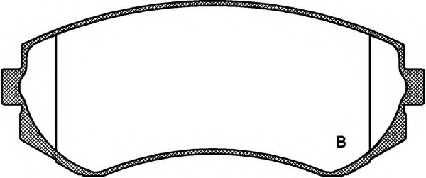 set placute frana,frana disc 2