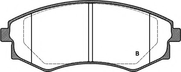 set placute frana,frana disc 2