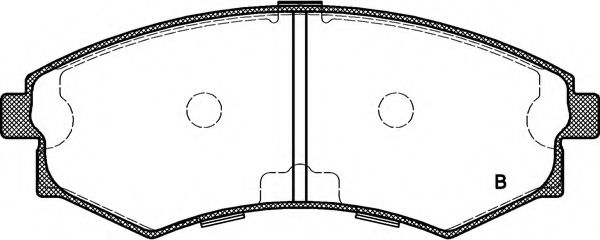 set placute frana,frana disc 2