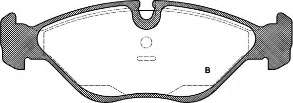 set placute frana,frana disc 2