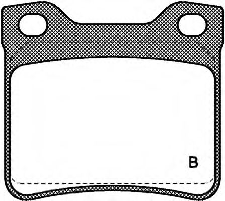 set placute frana,frana disc 2