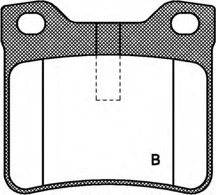 set placute frana,frana disc 2