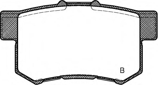 set placute frana,frana disc 2