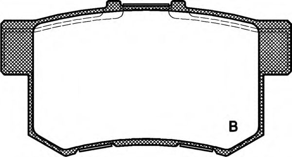 set placute frana,frana disc 2