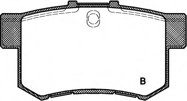 set placute frana,frana disc 2