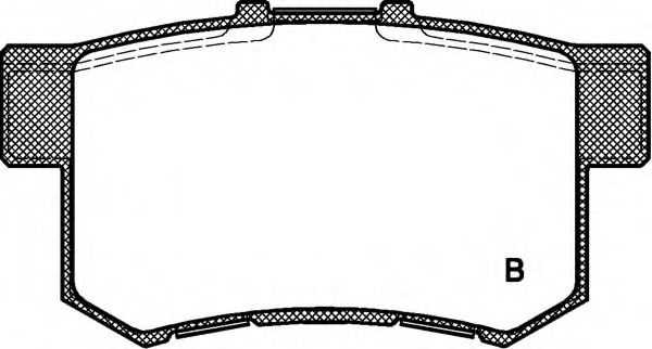 set placute frana,frana disc 2