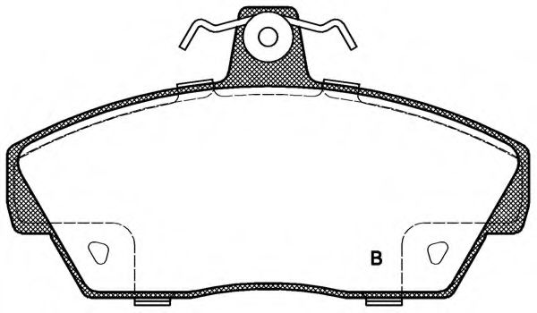 set placute frana,frana disc 2