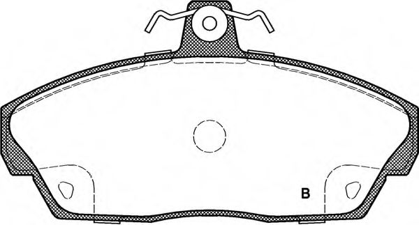 set placute frana,frana disc 2
