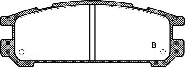 set placute frana,frana disc 2