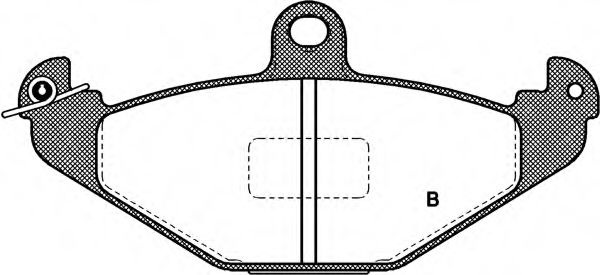 set placute frana,frana disc 2