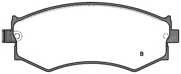 set placute frana,frana disc 2
