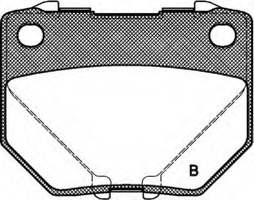 set placute frana,frana disc 2