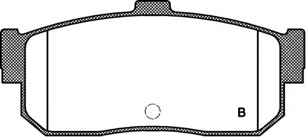 set placute frana,frana disc 2