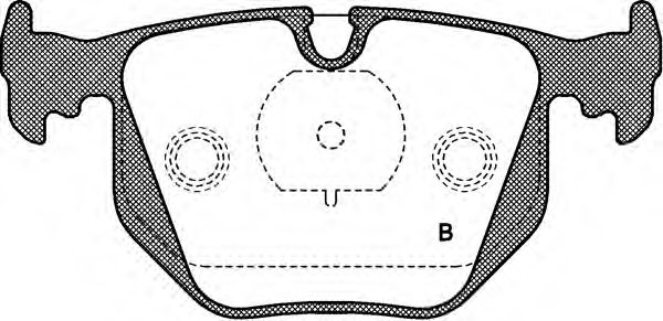 set placute frana,frana disc 2
