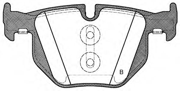 set placute frana,frana disc 2