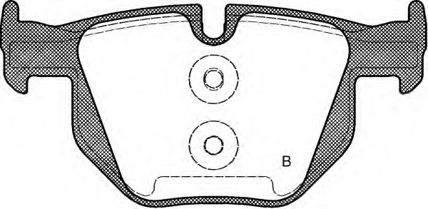 set placute frana,frana disc 2