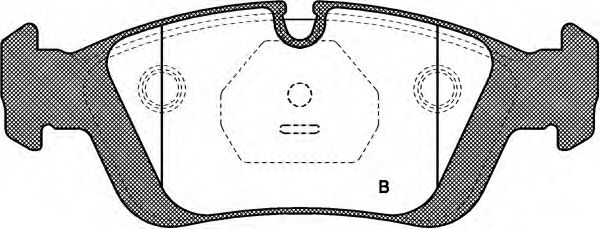set placute frana,frana disc 2