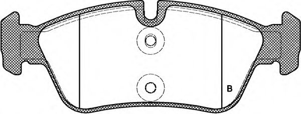 set placute frana,frana disc 2