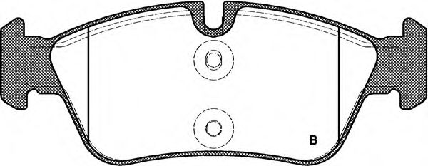 set placute frana,frana disc 2