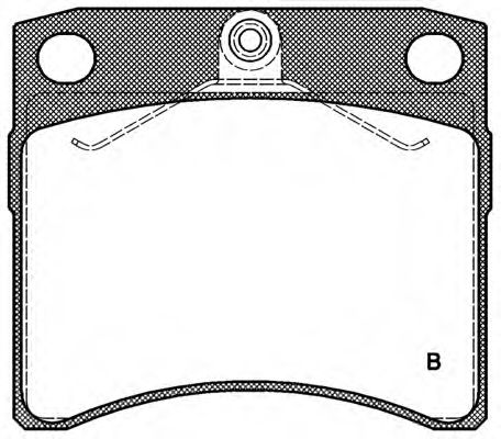 set placute frana,frana disc 2