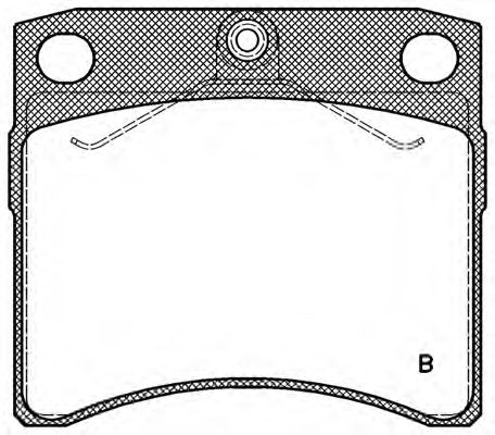set placute frana,frana disc 2
