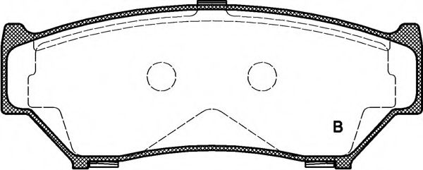 set placute frana,frana disc 2
