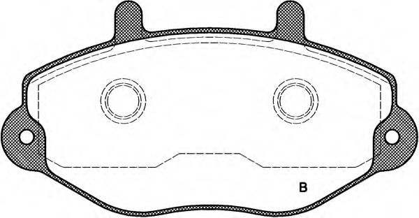 set placute frana,frana disc 2
