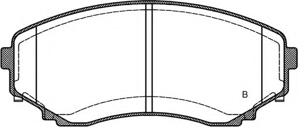 set placute frana,frana disc 2