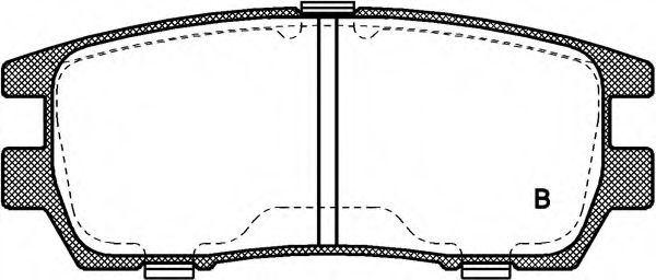 set placute frana,frana disc 2
